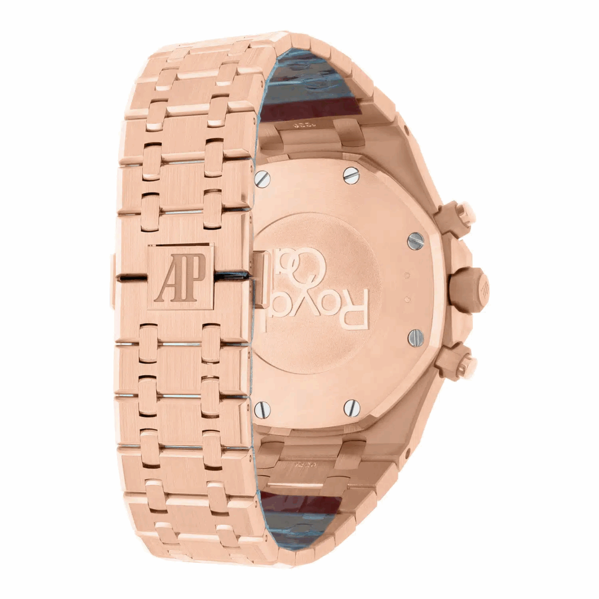 Audemars Piguet Royal Oak Chronograph Blue Rose Gold Watch Replica