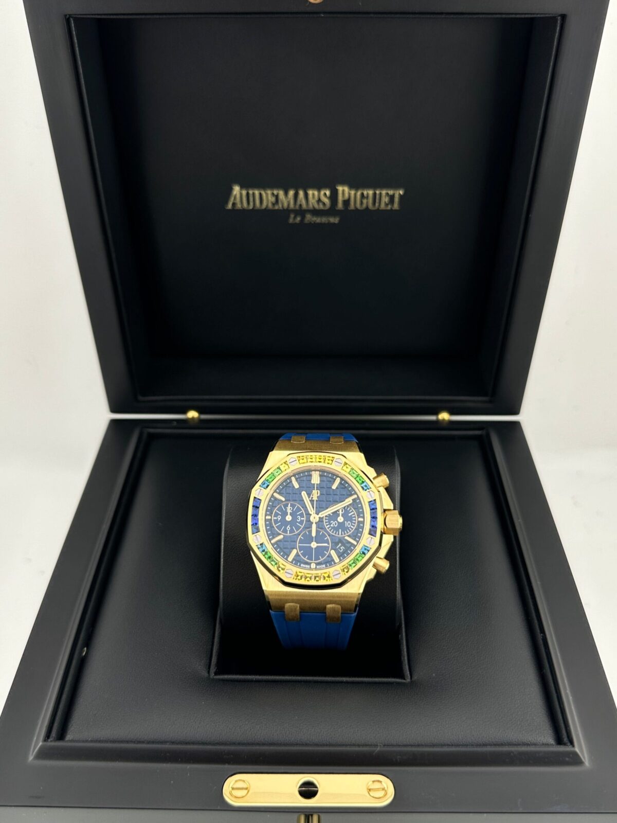 Audemars Piguet Royal Oak Offshore Yellow Gold Sapphire Dial Replica