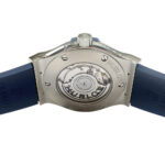 Hublot Fusion Classic Blue 42mm Grey titanium with Blue Dial Watch Replica