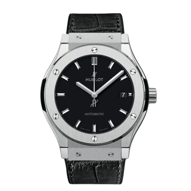 Hublot Fusion Classic Titanium Rubber Alligator Leather Top Watch Replica