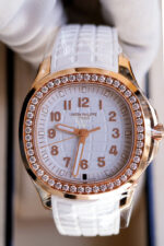 Patek Philippe Aquanaut Luce Automatic Rose Gold White Dial Watch Replica