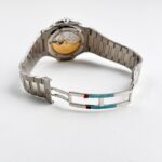 Patek Philippe Nautilus Date Platinum Emeralds Black Dial Replica