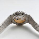 Patek Philippe Nautilus Date Platinum Emeralds Black Dial Replica