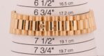 Rolex Day-Date President Silvered Champagne Tapestry 36mm 18K Gold Replica