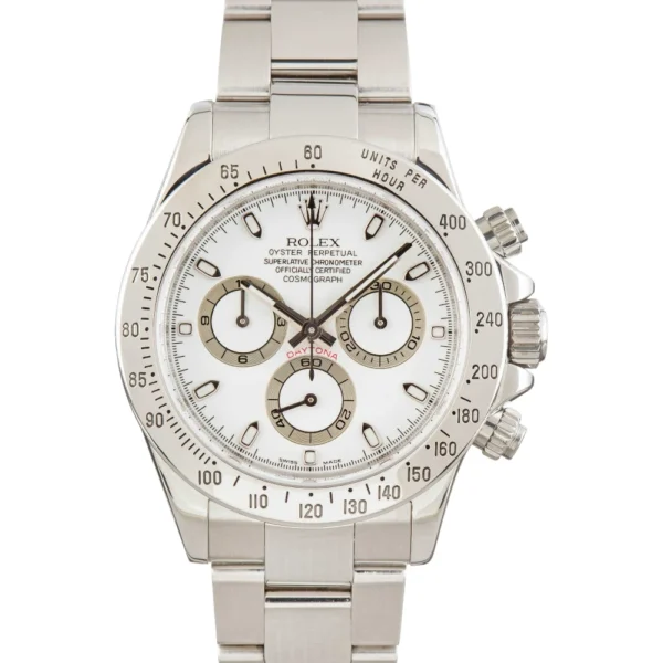 Rolex Daytona 116520 White Dial Replica