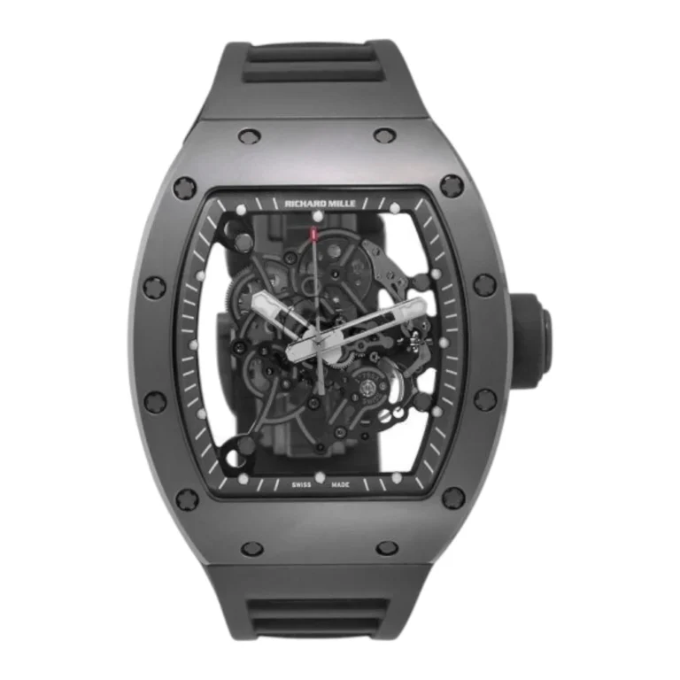Richard Mille RM 055 Grey Bubba Watson Transparent Dial 50 mm Replica
