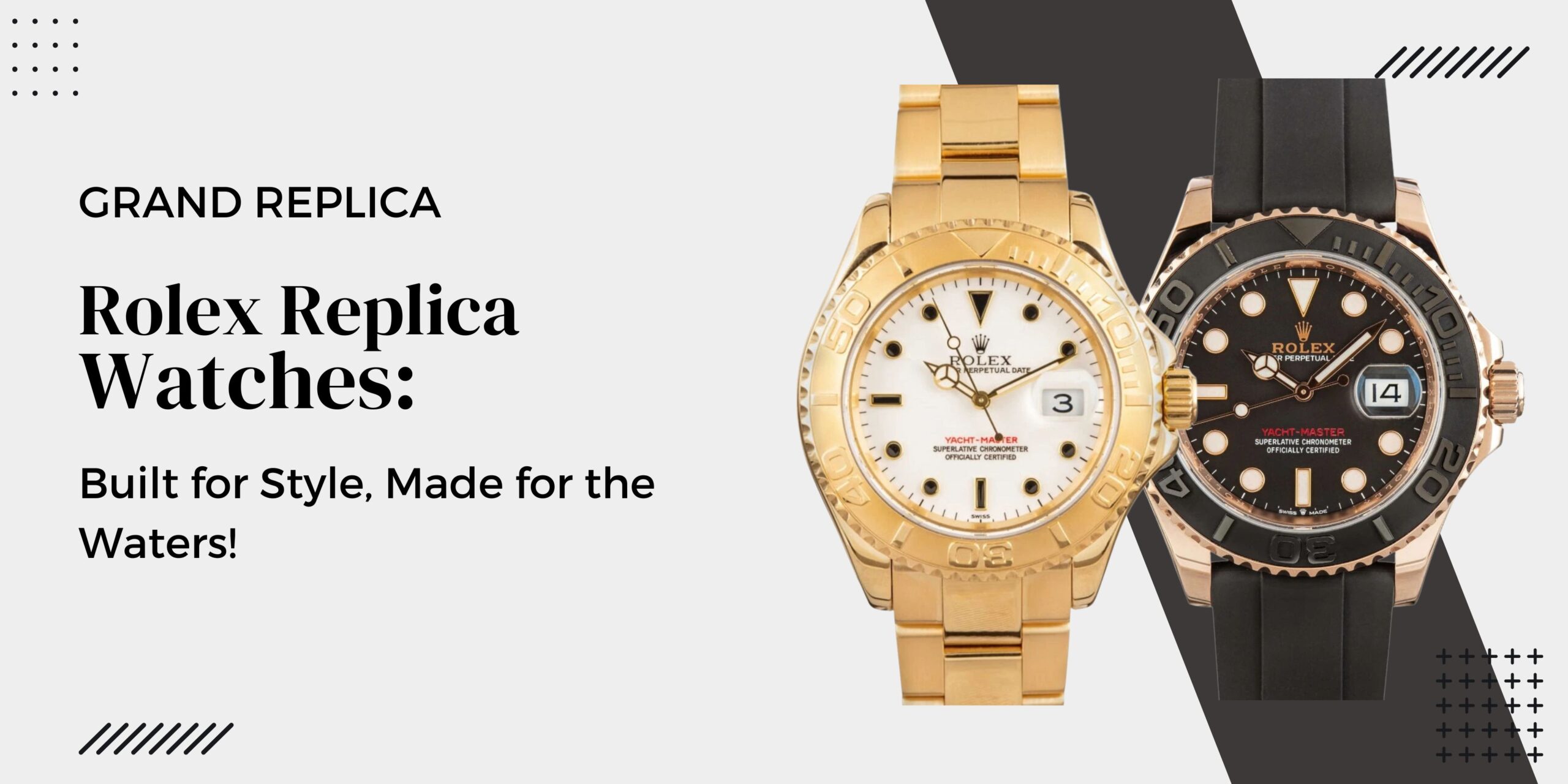 Rolex Yacht Master Replica Watches: Built for Style, Made for the Waters