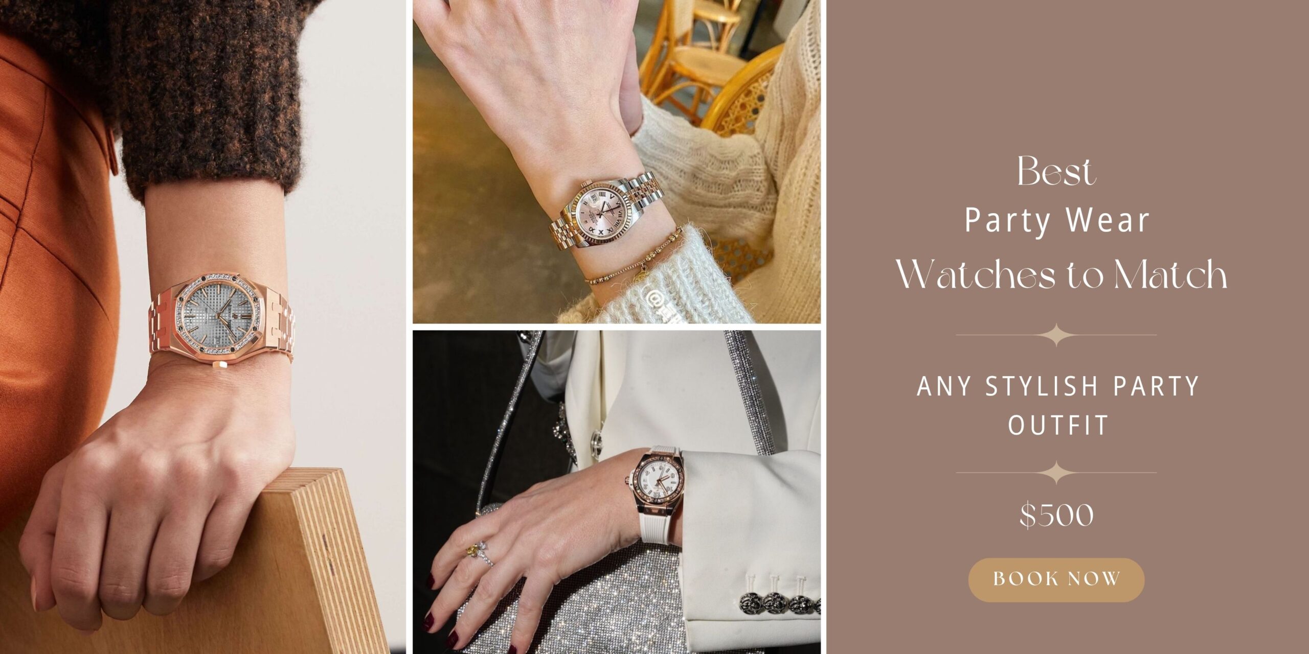 Best Party Wear Watches to Match Any Stylish Party Outfit