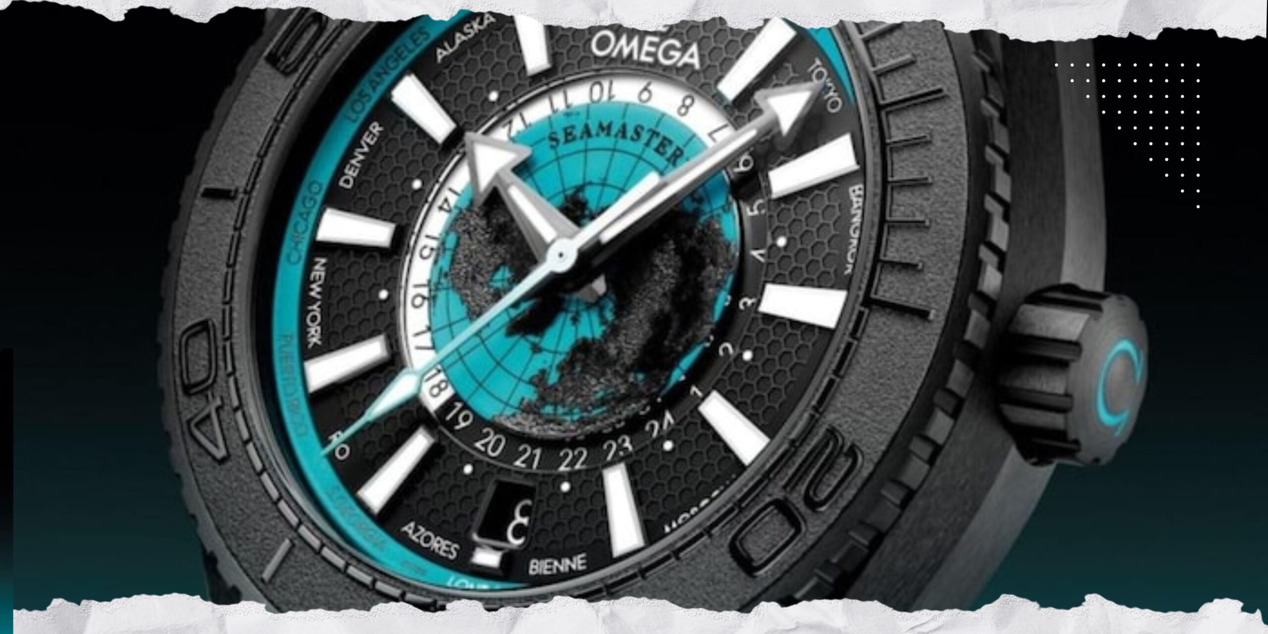 Omega Seamaster Planet Ocean Worldtimer Replica